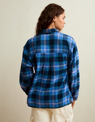 AE Cozy Flannel Shacket