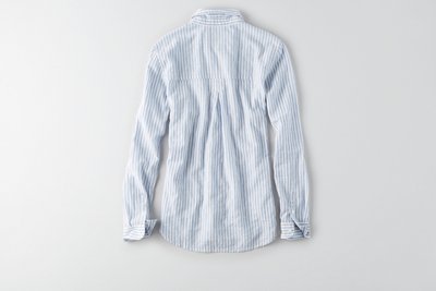 Женские рубашки American Eagle AEO Lightweight Boyfriend Shirt — фото 4