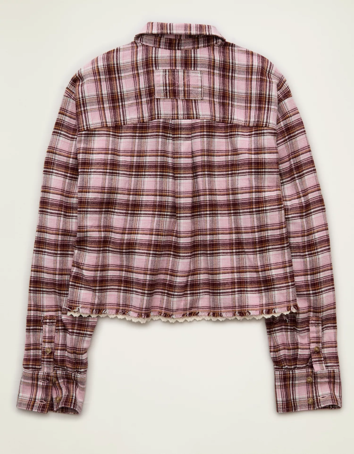 AE Cropped Button-Up Shirt - thumbnail 4