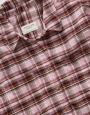AE Cropped Button-Up Shirt