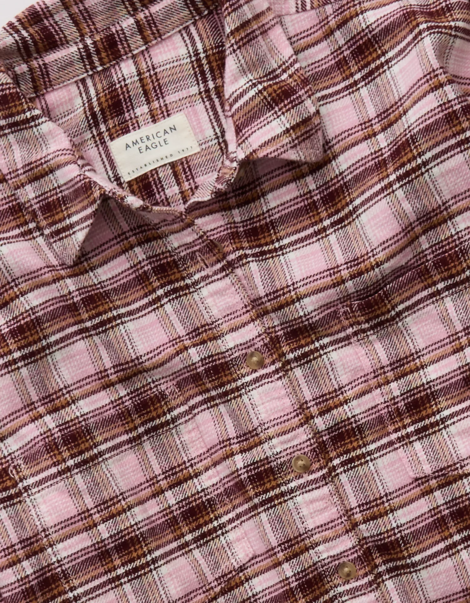 AE Cropped Button-Up Shirt - thumbnail 7