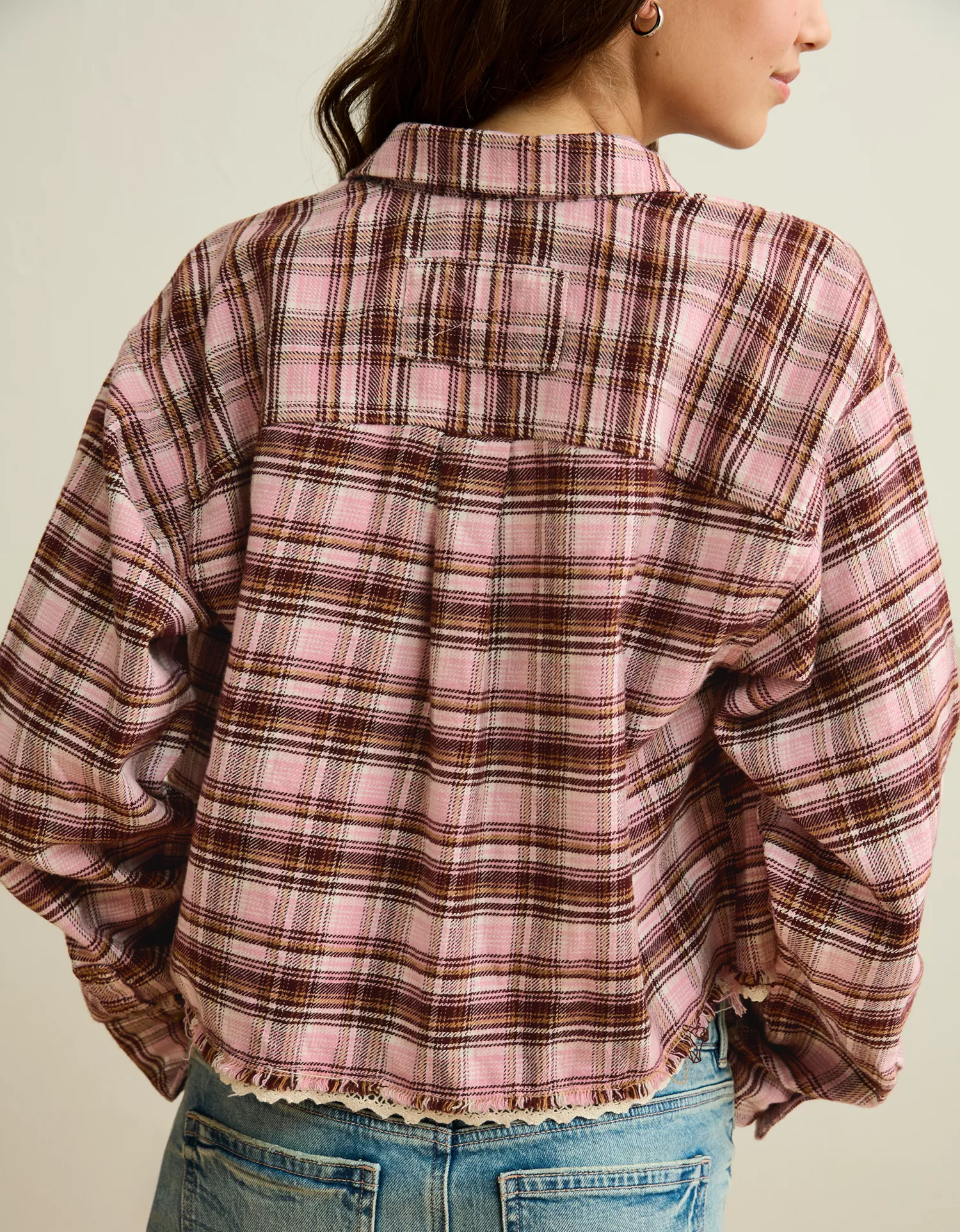 AE Cropped Button-Up Shirt - thumbnail 2