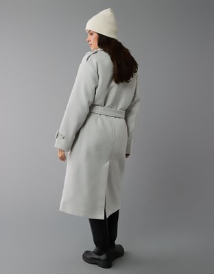 Женские куртки American Eagle AE Cozy Trench Coat — фото 4