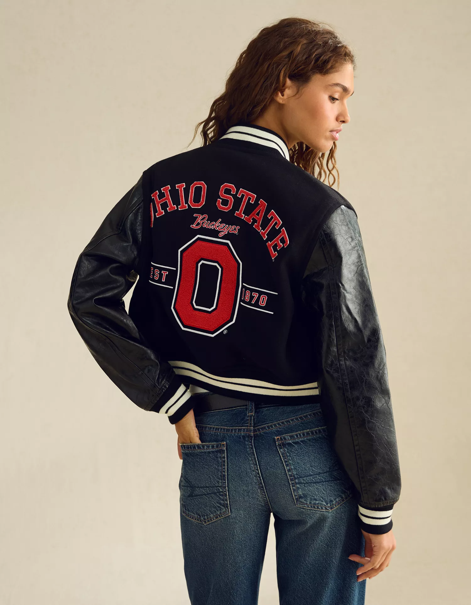 AE Ohio State Buckeyes Bomber Jacket - thumbnail 2