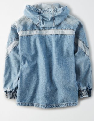 Женские куртки American Eagle AE Denim Parka — фото 4