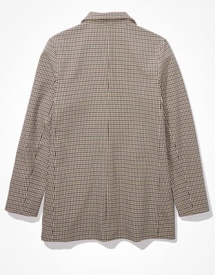Женские пиджаки American Eagle AE Plaid Blazer — фото 4