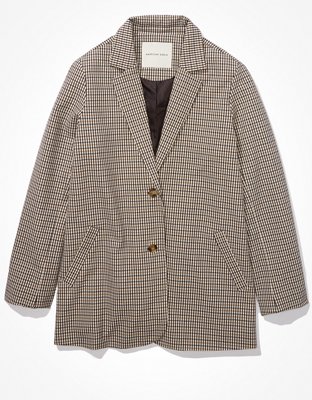 Женские пиджаки American Eagle AE Plaid Blazer — фото 3