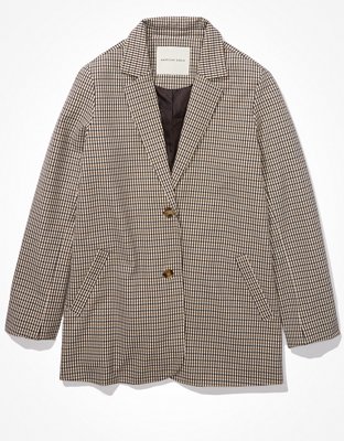 AE Plaid Blazer