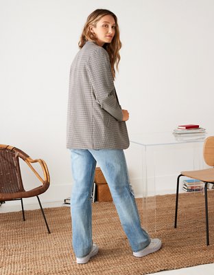 Женские пиджаки American Eagle AE Plaid Blazer — фото 2