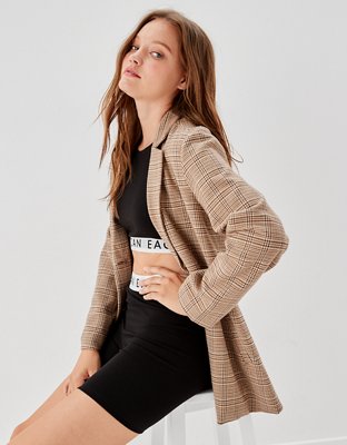 AE Plaid Blazer