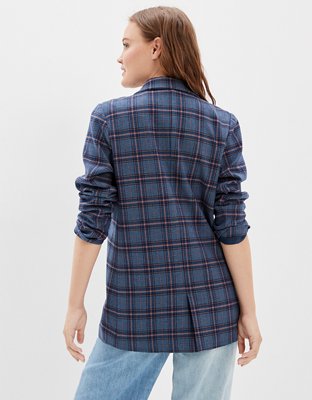 AE Plaid Blazer