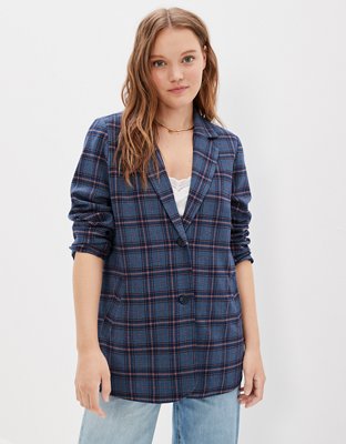 AE Plaid Blazer