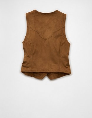 AE x Stagecoach Faux Suede Vest