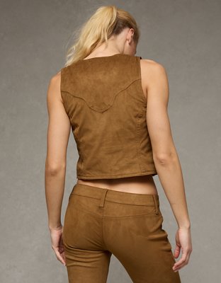 AE x Stagecoach Faux Suede Vest