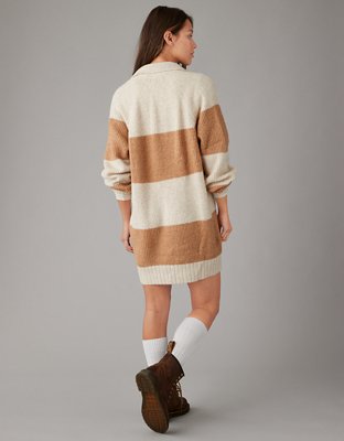 AE Oversized Collared Sweater Dress