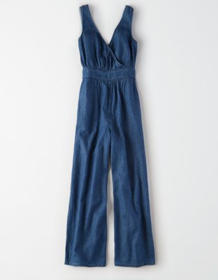 AE Denim V-Neck Jumpsuit