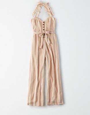 american eagle red jumpsuit