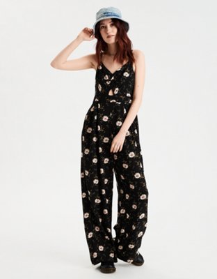 black jumpsuit american eagle