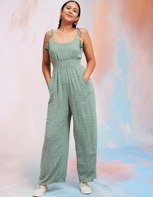 american eagle red jumpsuit
