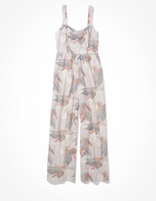 AE Printed Wide Leg Jumpsuit
