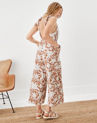 American Eagle AE Tie-Strap Print Mix Jumpsuit — фото 2