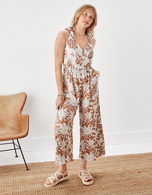 Mixed cheap print jumpsuit