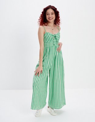 AE Tie-Front Tube Jumpsuit