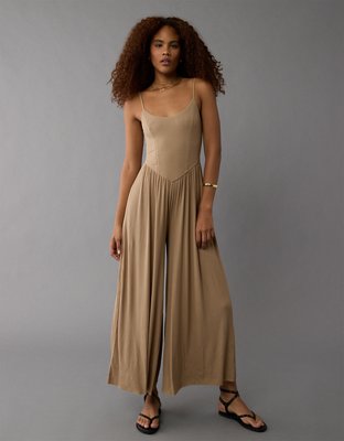 Ae Soft Sexy Jumpsuit Women s Sand S