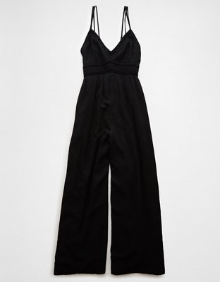 American Eagle AE Plunge Wide-Leg Jumpsuit — фото 2
