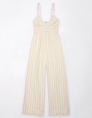 AE Plunge Wide-Leg Jumpsuit