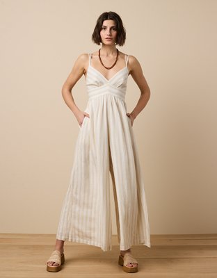 AE Plunge Wide-Leg Jumpsuit