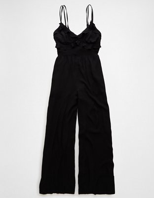 AE Ruffle Wide-Leg Jumpsuit