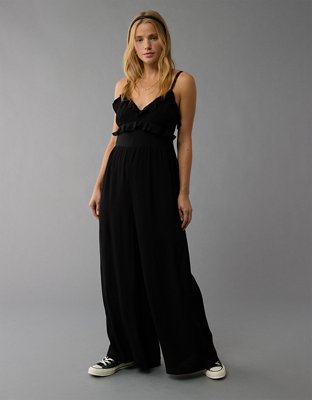 AE Ruffle Wide-Leg Jumpsuit