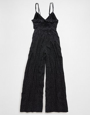 AE Ruffle Wide-Leg Jumpsuit