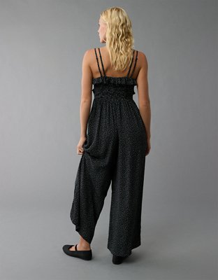 AE Ruffle Wide-Leg Jumpsuit