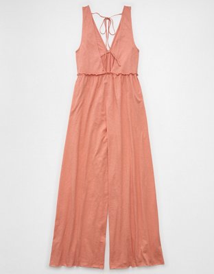 AE Sunchaser Knit V-Neck Jumpsuit | American Eagle