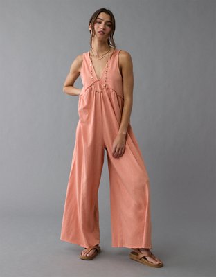 【本日限定値引き】新品！Ameri Vintage★V NECK ROMPERS AE Sunchaser Knit V-Neck Jumpsuit | American Eagle