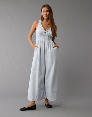 American eagle white jumpsuit hotsell