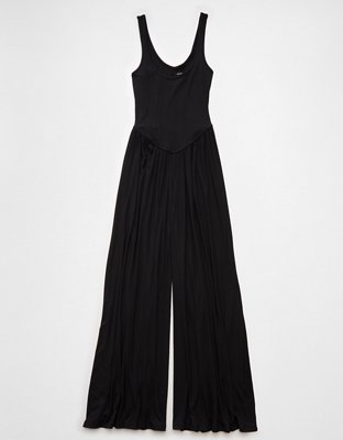 AE Soft Sexy Seamed Corset Jumpsuit Womens Black XS 24$