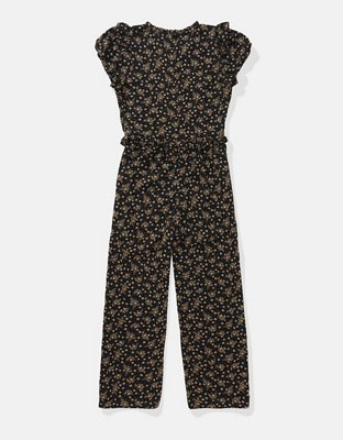 AE Short Sleeve Smocked Jumpsuit