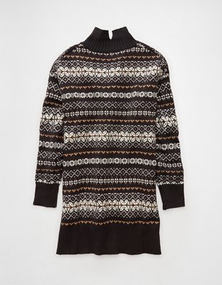 AE Oversized Turtleneck Sweater Mini Dress