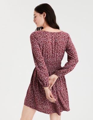 Женские платья American Eagle AE Smocked Waist Dress — фото 2