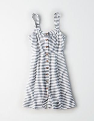 Женские платья American Eagle AE Button Front Apron Shift Dress — фото 3