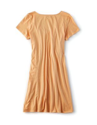 Женские платья American Eagle AE V-Neck T-Shirt Dress — фото 3