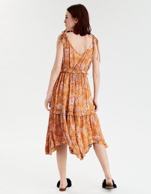 Женские платья American Eagle AE Ruffle Tiered Dress — фото 2