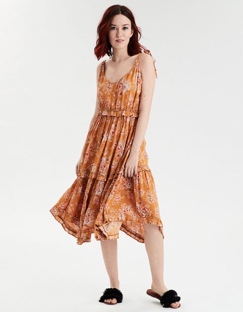 Женские платья American Eagle AE Ruffle Tiered Dress