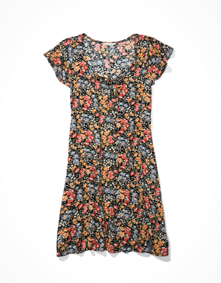 AE Button-Up Mini Dress