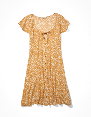 AE Button-Up Mini Dress