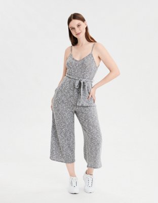 AE Knit Tie Waist Jumpsuit