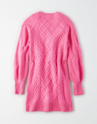 Женские платья American Eagle AE Cable Knit Sweater Dress — фото 4